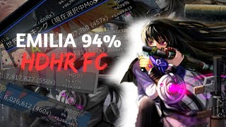 (osu!droid) ikaNyai - emilia 94% [94%fc] HDHR FC