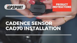 CAD70｜Cadence Sensor Installation(CN)