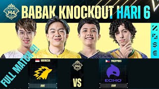 ONIC VS ECHO KNOCKOUT STAGE M4 FULL MATCH !!!