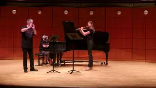 Emil Kronke: Deux Papillons for two flutes and piano, Op 165