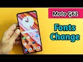 Font Setting In Moto G62, Font Size Change In Moto G62, How To Change Font Style In Moto G62,