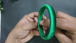 Latest Silk Thread Bangles Making At Home | Handmade Jewellery making Tutorial