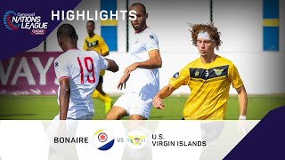 Concacaf Nations League 2022 Highlights | Bonaire vs U.S. Virgin Islands