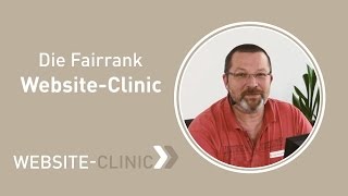 Die Fairrank Website-Clinic | Fairrank TV - Website-Clinic