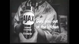 Ajax Cleanser Commercial - 1950s