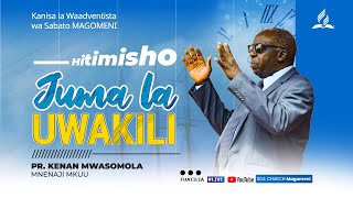 HITIMISHO LA JUMA LA UWAKILI | PR. KENAN MWASOMOLA | SABATO MCHANA | 12.10.2024