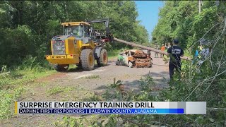 Daphne first responders, utility crews conduct emergency exercises