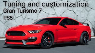 Gran Turismo 7 - PS5 - tuning and customization Ford Mustang GT350R 16'