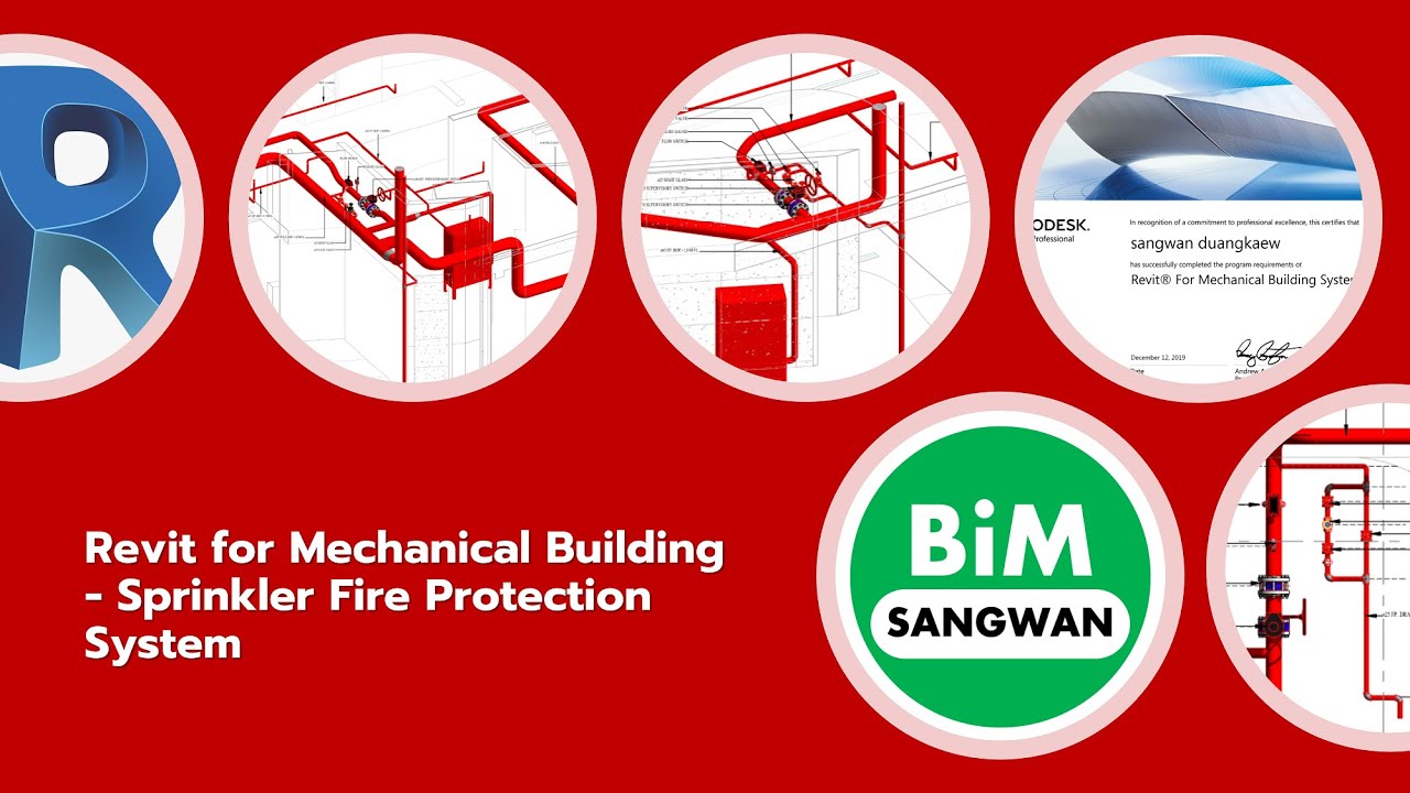 Revit For Sprinkler Fire Protection System EP 3 Basic Placing Sprinkler ...