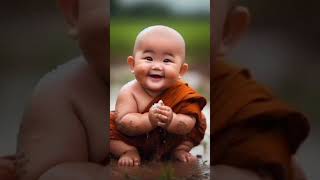 Baby monks choti jei zindagi #trending #cute #cutemonk #ytviral #cutebaby #love #shortsfeed #shorts