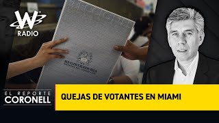 Quejas de votantes en Miami, en El Reporte Coronell