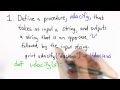 Udacify Solution - Intro to Computer Science