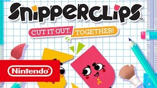 Snipperclips – Cut it out, together! - Launch trailer (Nintendo Switch)