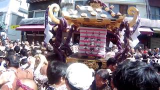 浅草神社・三社祭・本社神輿(三之宮)渡御[3](2019-05-19・東京都台東区・かっぱ橋本通り)