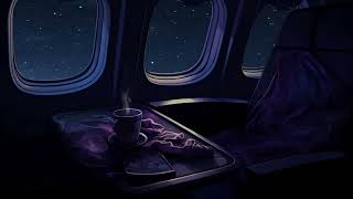 Night Flight | Relaxing Jet Engine Noise | First Class Cabin Ambience | 1 Hour Brown Noise