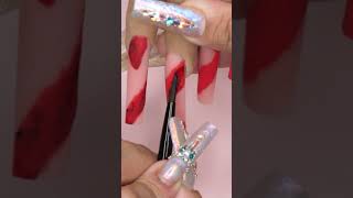 How to create January Birthstone Nail Design #shorts