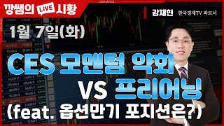 [강재현TV]  CES 모멘텀 약화 VS 프리어닝  (feat. 옵션만기 포지션은?)