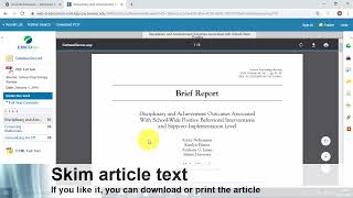 How to search ERIC education database