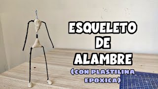 COMO HACER UN ESQUELETO DE ALAMBRE PARA ESCULTURAS - Clay Arts