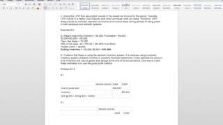 Problem Solution: Written Assignment 8. Exercise 8.9