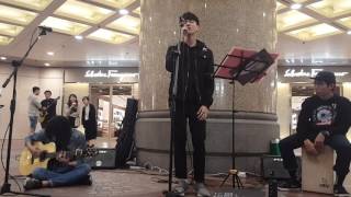 林二汶 無忘花 Cover By Lagchun\u0026Friends City Echo Busking 20161209