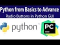 Radio Buttons in Python GUI || Learn Python  from Basics to Advance||Azhar Electronics