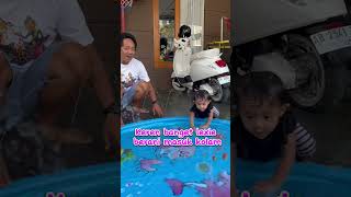 LEXIE MAIN KOLAM AIR SENDIRI, LEIKA SEDIH GAK DIAJAK KARNA SHOOTING 🥹 #leika #viral #shorts