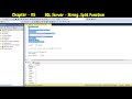 SQL Server - String Split Function
