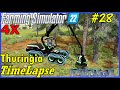 FS22 Timelapse, Thuringia 4x #28: Tree Harvesting!