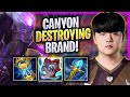 CANYON DESTROYING WITH BRAND! - GEN Canyon Plays Brand JUNGLE vs Taliyah! | Season 2024