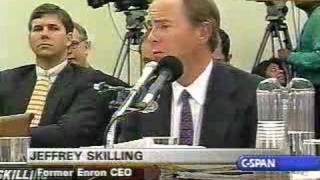 Enron's Skilling Answers Markey at Hearing; Eyes Roll