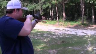 Shooting A 1928 Winchester Model 12 - Nickel Steel 16 gauge