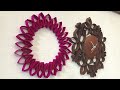 トイレットペーパーの芯で作るリース・第一弾 ・リース①❤︎diy tutorial paper roll craft handmade wreath toilet paper tube❤︎ 788