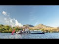 Kayaking To Peel Island On Coniston Water. The Lake District