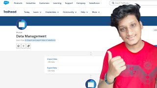 Data Management to import and export data in Salesforce