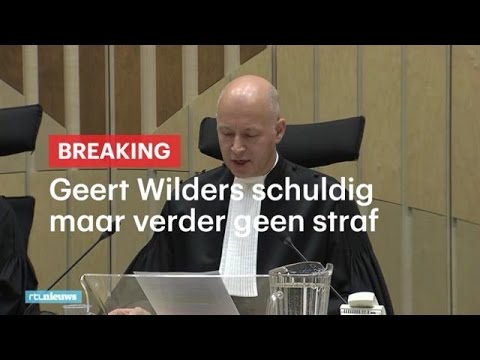 Rechter: 'Wilders Schuldig Maar Verder Geen Straf' - RTL NIEUWS - YouTube