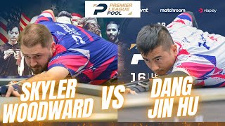 SKYLER WOODWARD VS DANG JIN HU | PREMIER LEAGUE POOL 2024 #billiards #nineball #9ballpool #plp