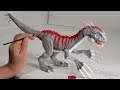 custom mattel jurassic world toy dinosaur scorpios rex e750 therizinosaurus ob toys hybrid repaint