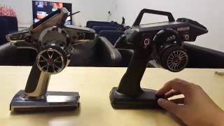 RC Drift - Futaba 4PXR vs Sanwa M12S (Side2Side Review)