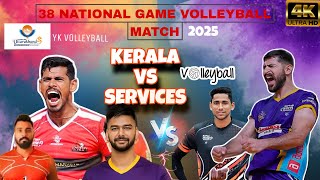 SERVICES VS KERALA 5th set NATIONAL GAME 2025 UTTARAKHAND VOLLEYBALL MATCH