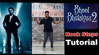 Bhool Bhulaiyaa 2 Dance Steps Tutorial | Bhool Bhulaiyaa 2 Hook Step | Famous Hook Step Tutorial