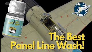 Using Mig Ammo Panel Line Wash on Scale Model Aircraft