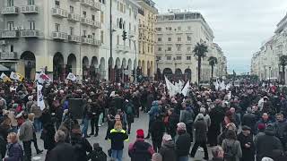 Απεργιακή συγκέντρωση στη Θεσσαλονίκη