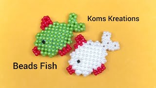 Beads fish, பாசியில் மீன். komskreations, komathisekar.