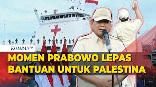 Pelepasan Bantuan Indonesia untuk Palestina oleh Menhan Prabowo