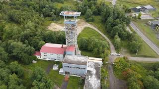 空知管内の炭鉱遺産空撮