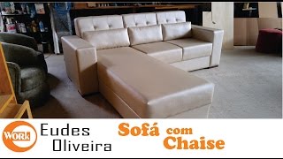 Sofa with chaise longue (manufacturing)