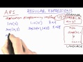 Regular Expressions - Design of Computer Programs