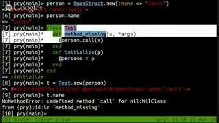 Diatom Ruby sessions: OpenStruct code reading