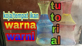 #peluang usaha #tambah#anakan Merajut koja ikan tahap awal bikin alas part 1 make a fish basket